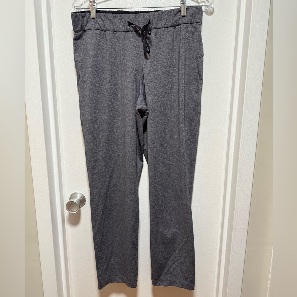 Lululemon Athletica Charcoal On The Fly Joggers